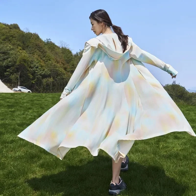 Jaqueta solta de seda solar para mulheres, cardigã feminino, roupas com capuz, roupas versáteis, coreana, verão, nova, 2024 image