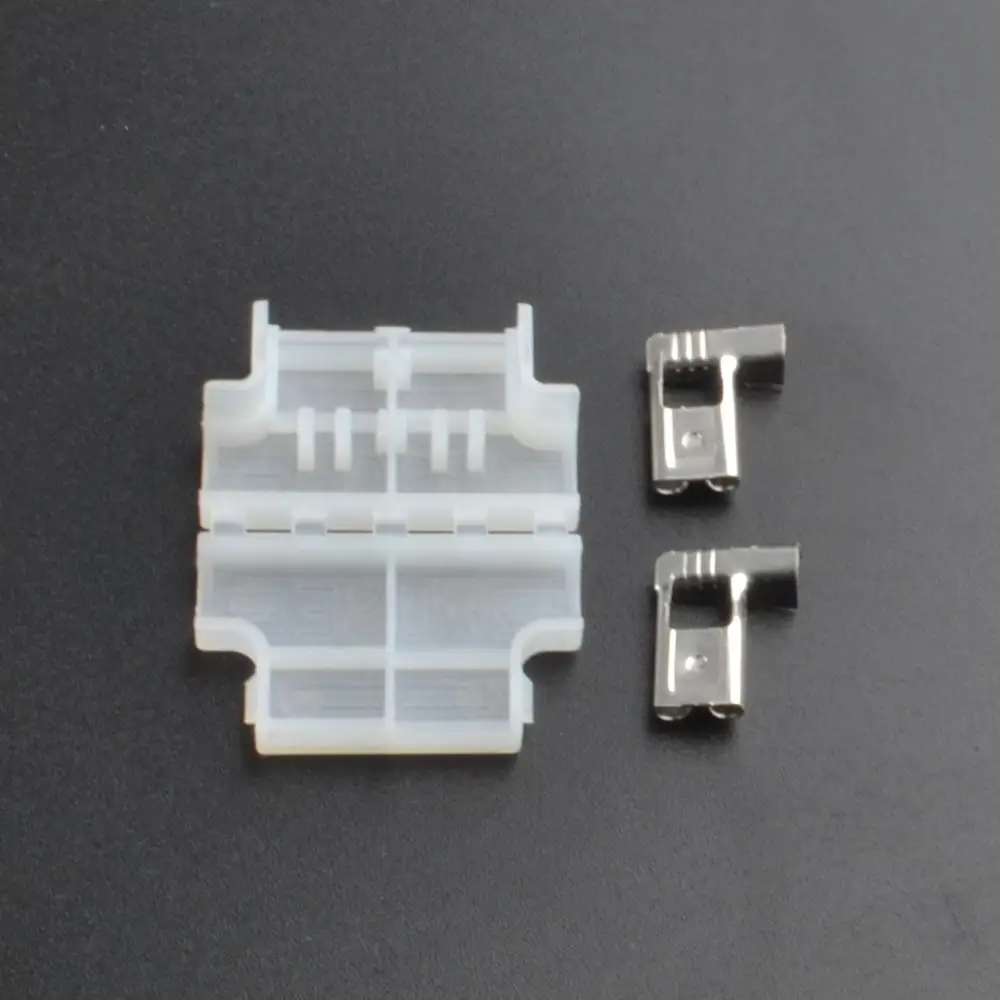 10PCS Auto Standard Middle Fuse Holder with terminales glass tube fuse holder,dc fuse holder