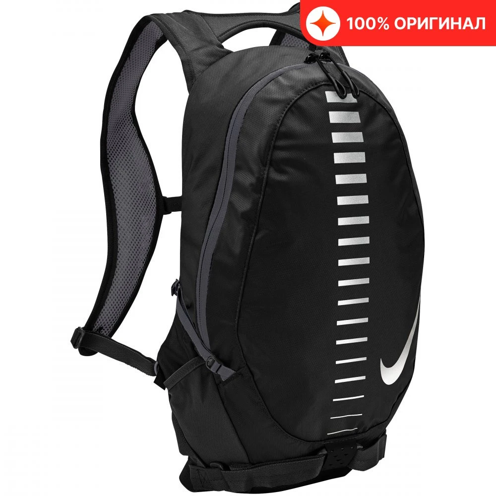 Mochila Nike run para correr, negro, oscuro, 15 L. N ° DE