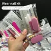 Wearing Armor Material Package Wholesale Tools Jelly Gel Hydrolyzed Gel Agent Cotton Swab Rubbing Stick Nail Art Tools Kit 2
