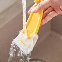 Spatule de nettoyage grattoir de cuisine lame souple grattoir brosse poêle sale Pot plats nettoyant outils cuisine outil de cuisson Gadget de cuisine 4