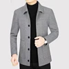 2024 High Quality Fashion Handsome All Fashion Spring New Jacket Jacket for Men Middle-aged Business Casual Lapel Top Dad Suit 2