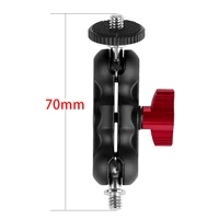 Super Clamp Camera Clamp Mount Monitor 360° Ballhead Magic Arm Double Ball Head Adapter for DSLR Camera/Gopro/LED Lights/phone - Image 4