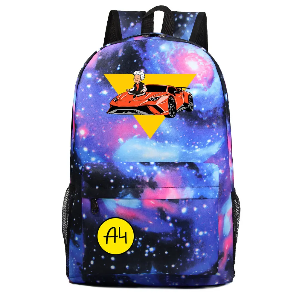 

New Boy Girl Kids School Book Bags A4 Vlad Women Bagpack Teenagers Schoolbag Men Student Laptop Travel Galaxy Backpacks