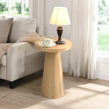 Small Round Pedestal End Table 1