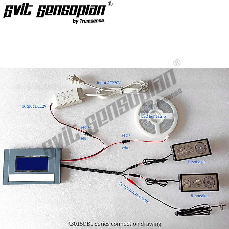 Switch Painel, Tempo e Temperatura, Data Display, Controle de Luz, ESPESSURA