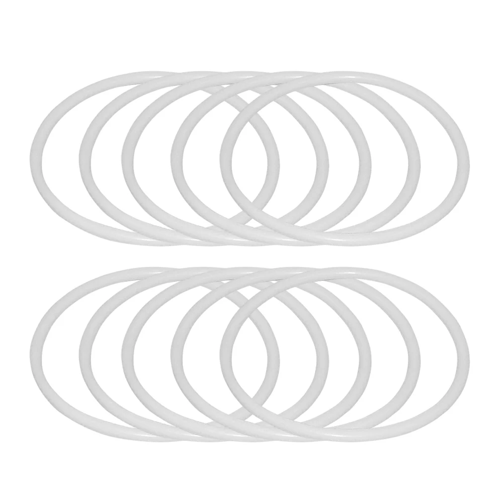 10pcs Plastic Dream Catcher Dreamcatcher Ring Macrame Craft Hoop DIY Wedding Wind Chime Hanging Decorations Accessory 6-20CM 6