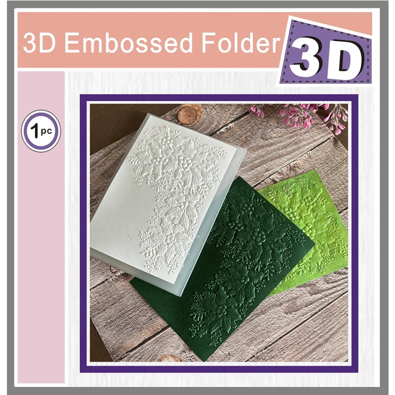 3D 엠보싱 폴더 스크랩북 도구, DIY 공예 용품, 사진 앨범-앨범 장식 카드 배경, 다이 재료, 2 종 세트