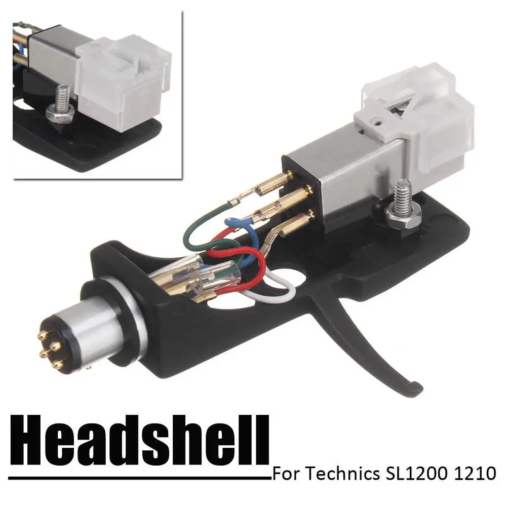 1Pc Lp Audio Phono Stilo Cartuccia Headshell Stilo Supporto Per Lp Vinile Pickup Giradischi Fonografo Per Technics 1200 1210
