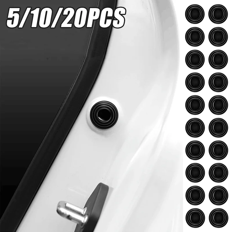 AntiShockSiliconePadCarDoorClosingProtectionSoundproofSilent
