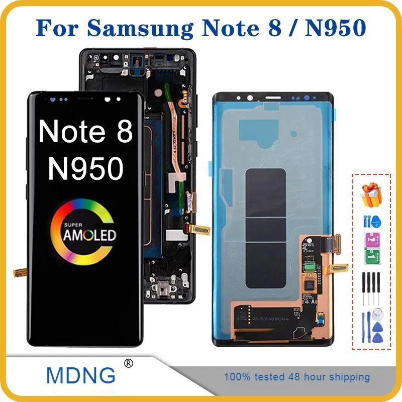 

Подходящий для Samsung Note8 / N950 экран в сборе оригинальный ЖК-дисплей внутри и снаружи встроенный