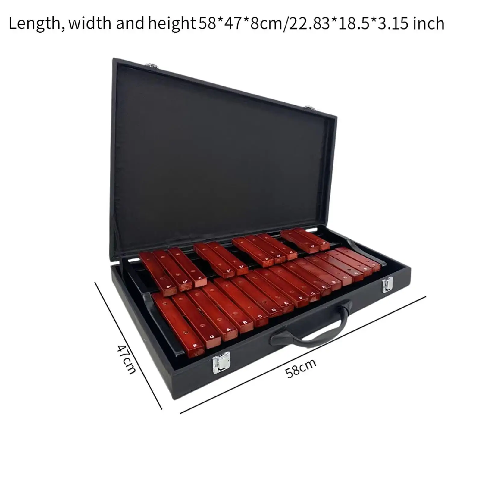 25 Note Glockenspiel Montessori Educational Fine Motor Skill Xylophone for Kids Percussion Instrument for Music Lessons Event