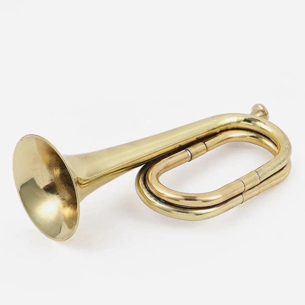 Golden Trumpet Bugle Brass Instrument Teen Musical Wind Band Stage Performance Beginner Trumpet MusicalInstruments