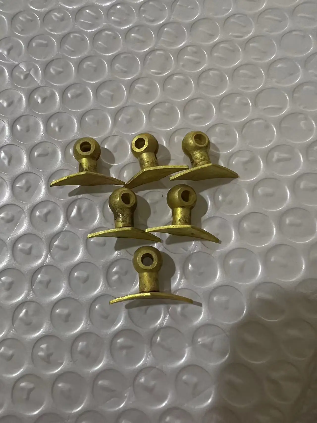 6 pieces of Alto Sachs repair parts brass accessories