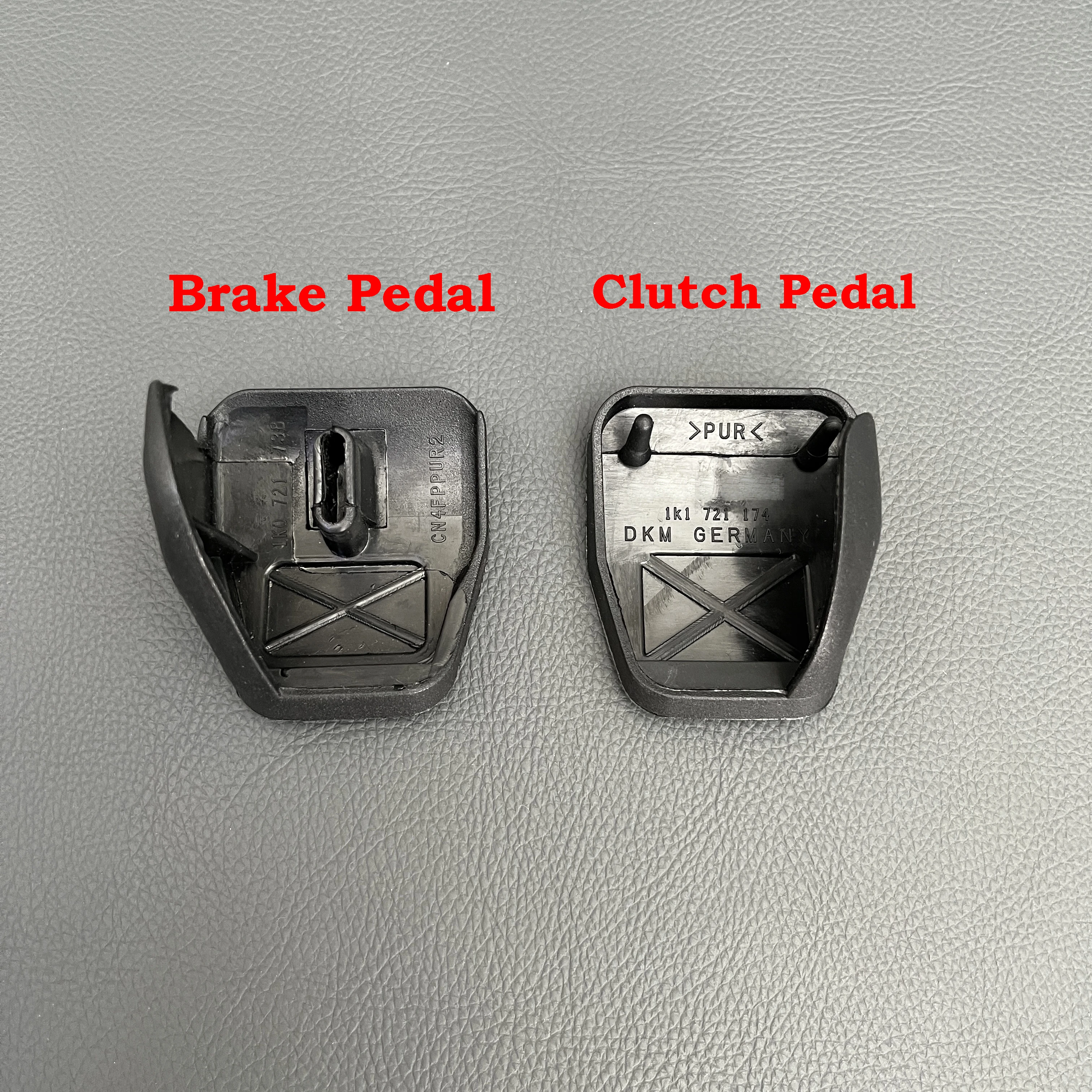 Manual Brake Clutch Pedal Rubber Sleeve Non-Slip Mat For VW Jette Passat Tiguan I Golf 6 MK6 Superb Octavia