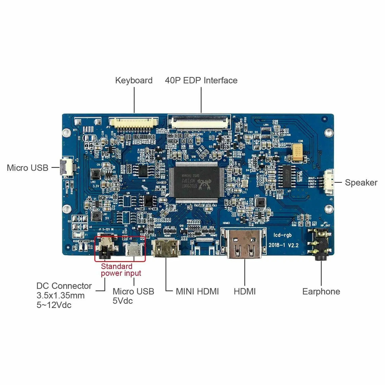 Polegada Lcd Placa de Motorista Dedicada Hdmi 2k 2048*1536 Estilo Ultra-fino Lp097qx1 Ltl097ql01 Ltn097ql01 Hq097qx1 Lq097l1jy0 Ipad3 9.7 - Imagem 2