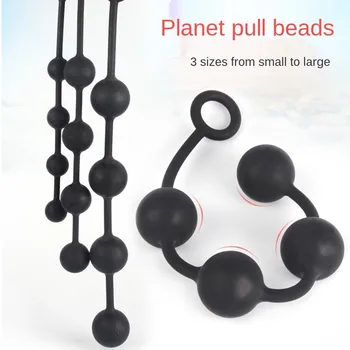 BDSM Anal Plug Buttplug Silicone Anal Balls Sex Toys for Adults Erotic Big Butt Plug Anal Beads Plugs Dilator But Plug Sex Toys 4