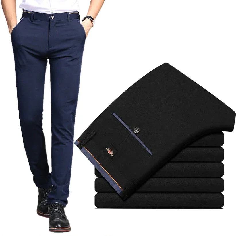 Stretch Pants, Business Pants, Suit Pants, Men Pants for Spring and Summer