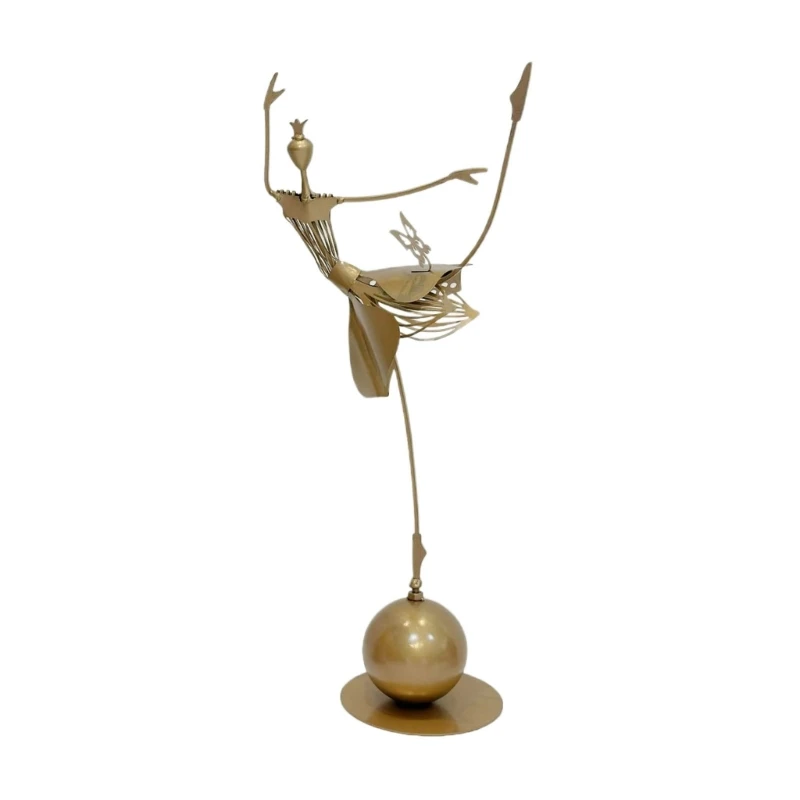 

статуи сада металла 831B украшают водостойкую статую танцующей девушки оформления металла