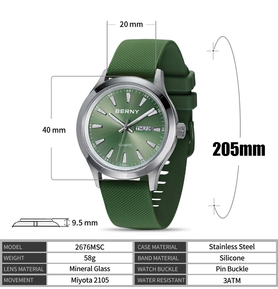 Calendar Luxury Waterproof Wristwatch Miyota Watch Luminous Stainless Steel Silicone Dress Watch for Men -S66241dbd0b2f463b943300809b6649c6i