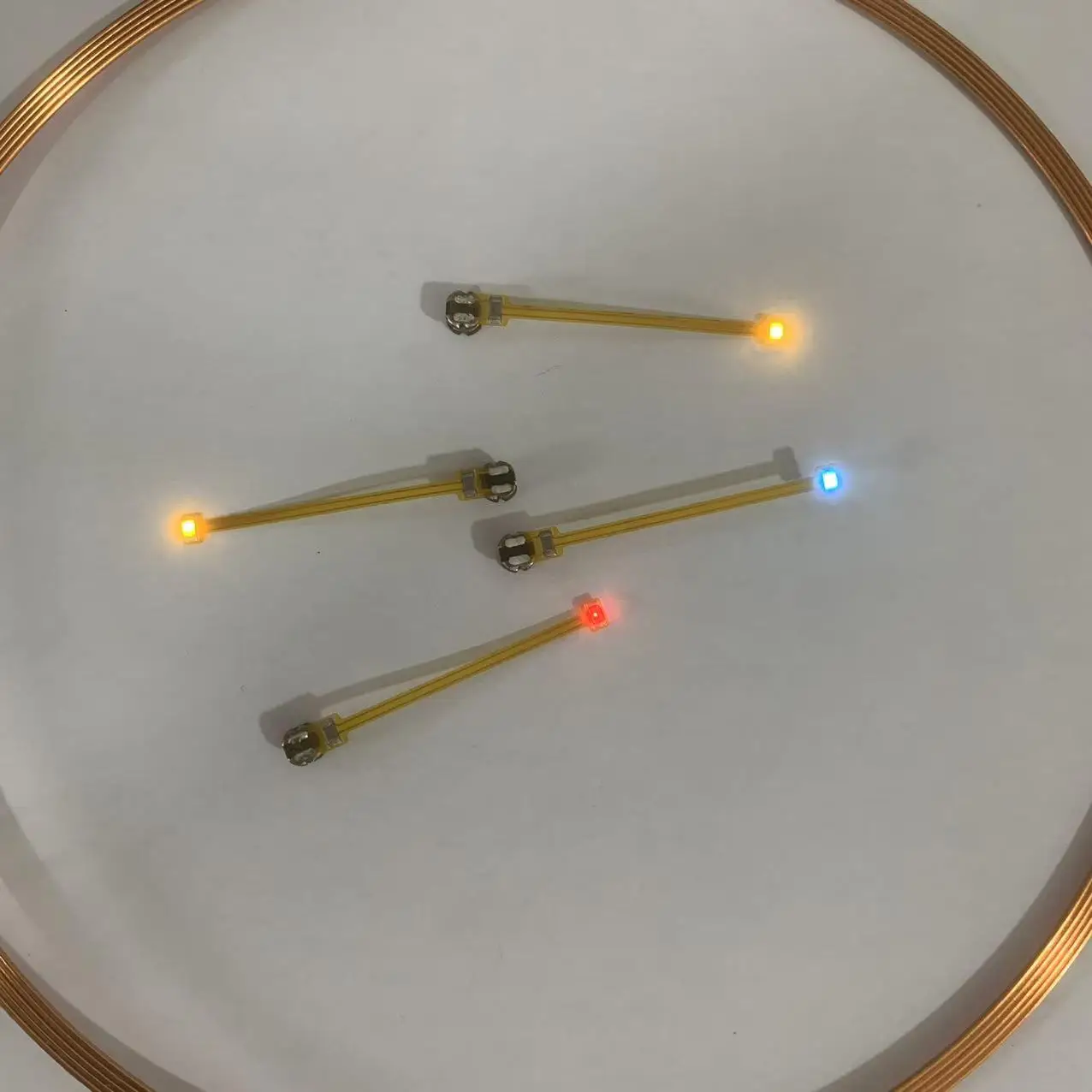 5 stücke FPC drahtlose netzteil induktion Erhalten LED licht Dekorative Lampe Drahtlose Übertragung FÜR sender Spule Spielzeug Modell – Detail 13