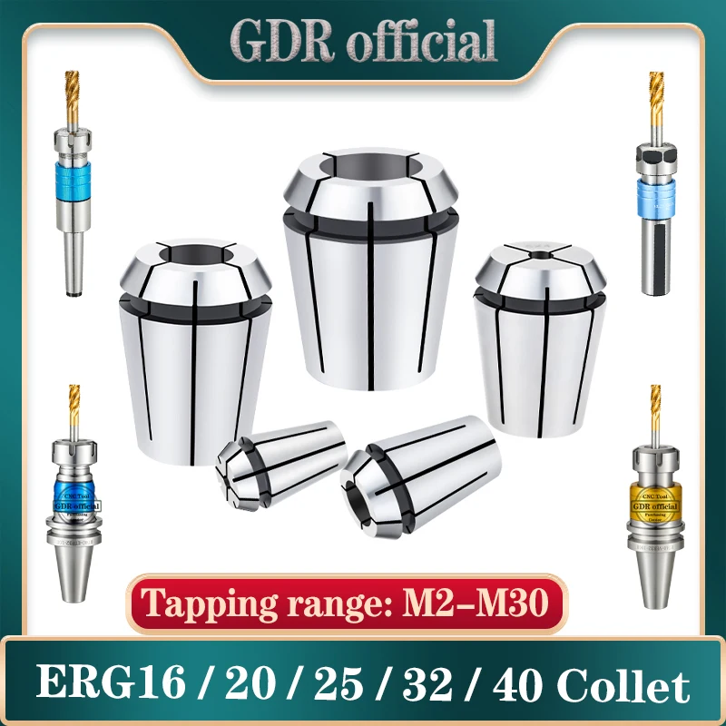 GDR EGR tapping chuck collet ERG16-ERG40 square tapping chuck holder collet chuck holder