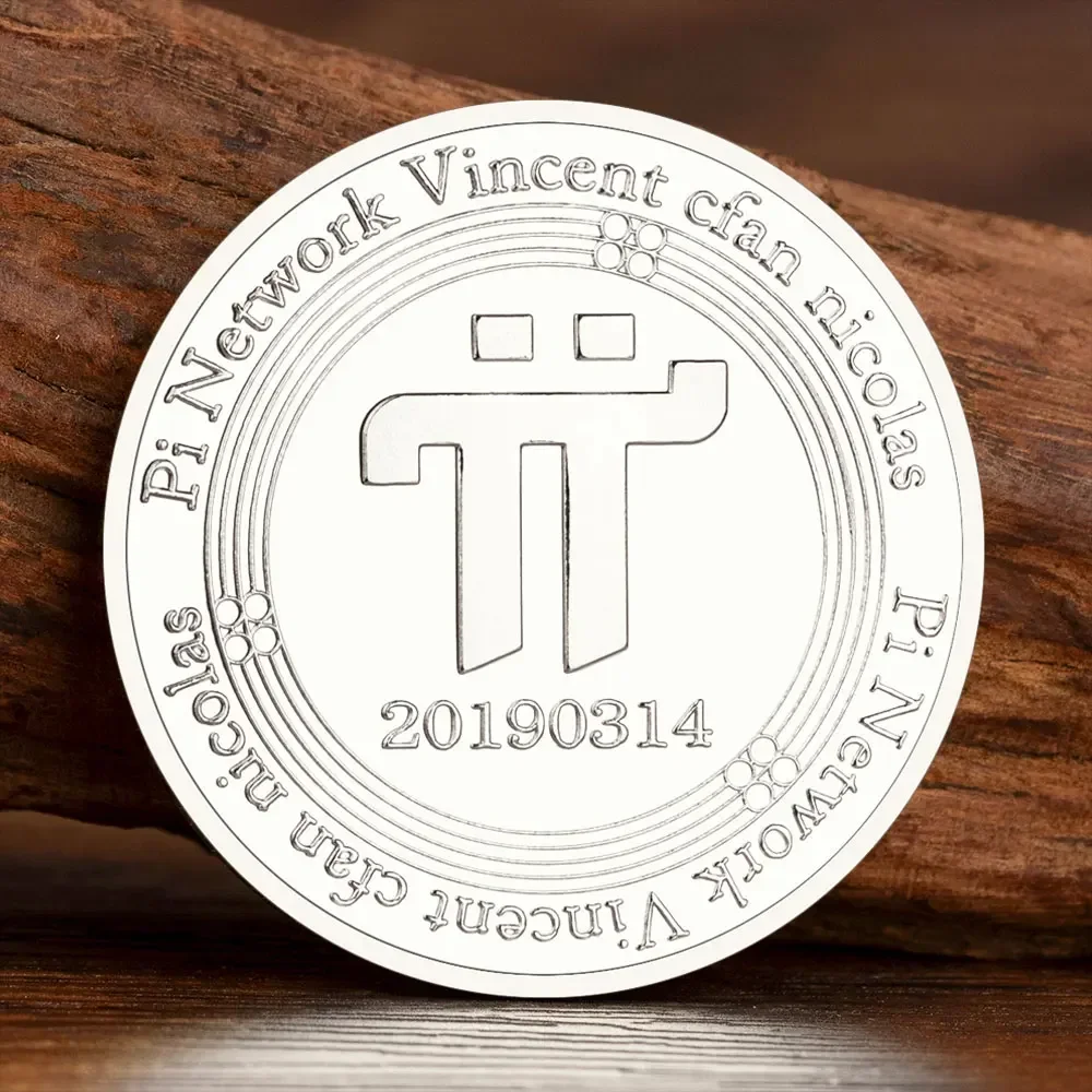 은빛 황금 도금 파이 네트워크 Vincent Cfan Nicolas 소장품 기념품 동전 선물 암호화 기념 동전 홈 장식 -  AliExpress
