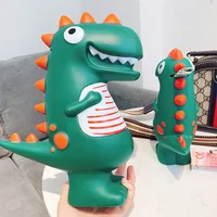 Dinosaur Piggy Bank Cartoon Cute Creative Money Box Plastic Saving Money Coin Bank Home Decorative Ornaments Children Gifts 1