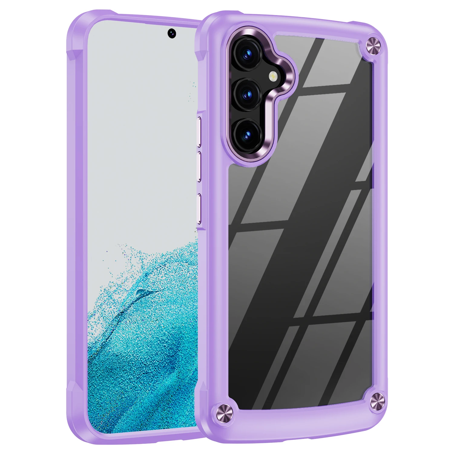 Rugged Heavy Duty Hybrid Shockproof Armor Clear Case