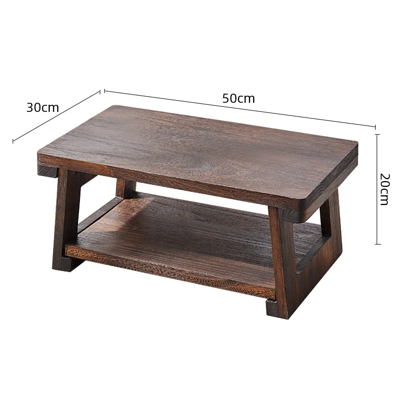 Description Picture 2 of itemSolid Wood Tatami Small Table Tea Table Japanese Household Tea Table Folding Table Balcony Table Bay Window Small Coffee Table