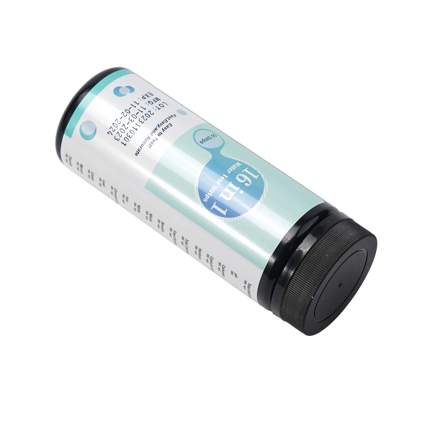 Water Quality Test Kit 16 In 1-Drinking Water Test Kit Strips / Home Water Quality Test Swimming Pool Spa / Water Strips Nitrate Nitrite PH Hardness