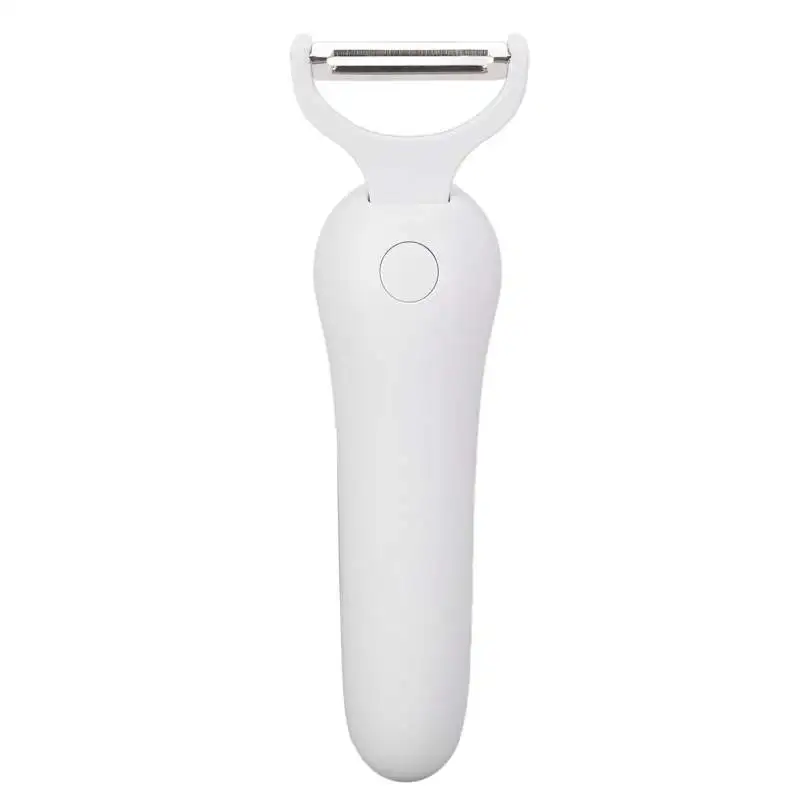 Electric Peeler Handheld USB Rechargeable Fruit Vegetables Peeler with 3 Cutter Heads Home Kitchen Tool 4