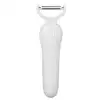 Electric Peeler Handheld USB Rechargeable Fruit Vegetables Peeler with 3 Cutter Heads Home Kitchen Tool 4