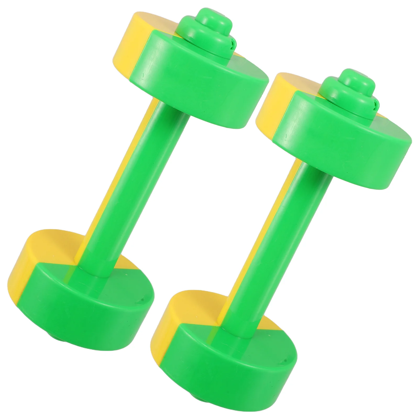 2 Pcs Children Fitness Dumbbells Kids Exercise Weights Plastic Gym Gear Sport Equipment For Training Set Early Education Toy