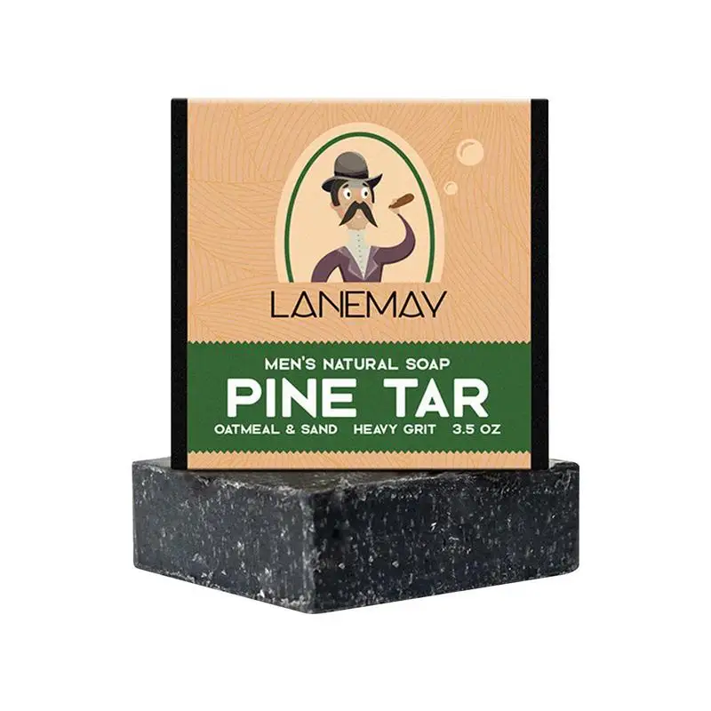 Men's Natural Soap Mite Removing Moisturizing for Deep Cleansing
