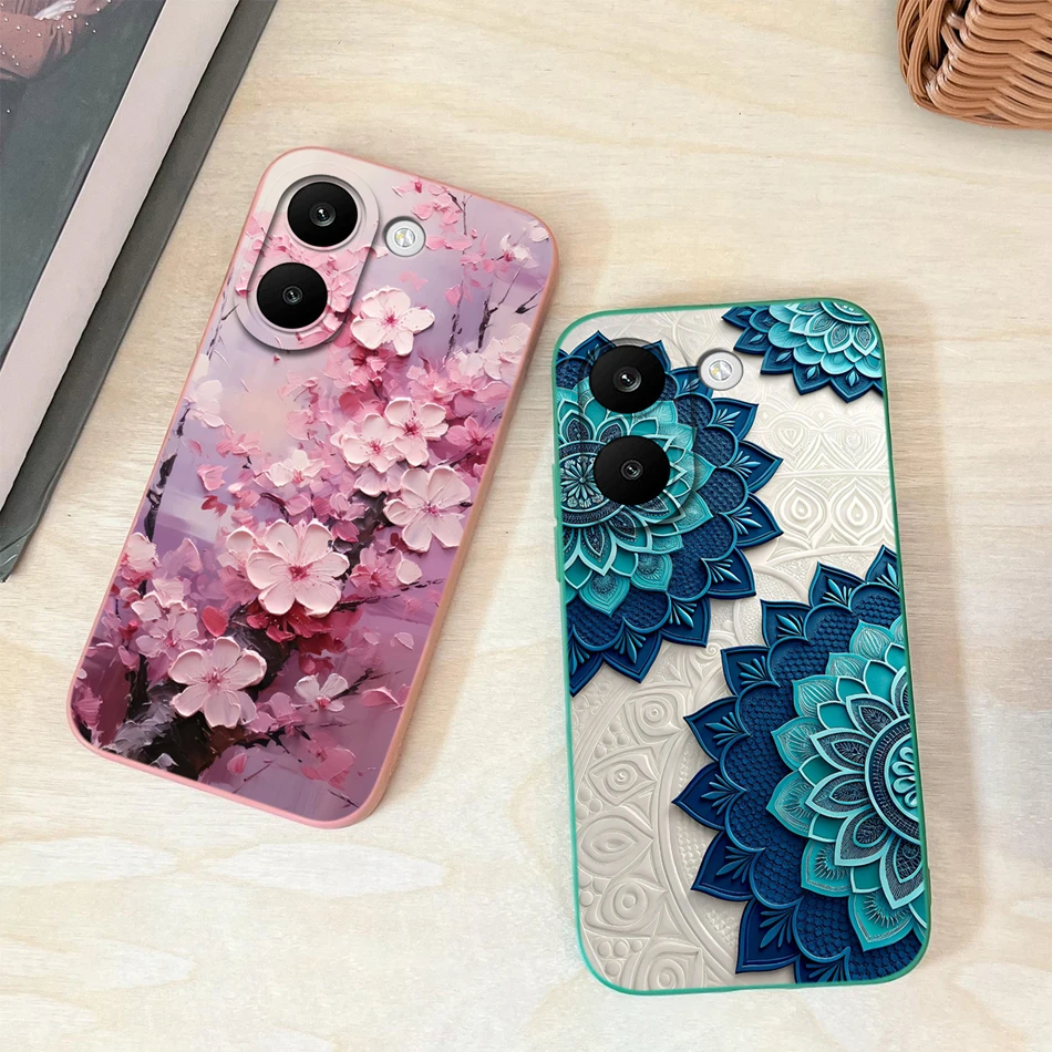 Creative Fruit Pattern Slim Silicone Phone Case with Lens Protection - Soft Back Cover