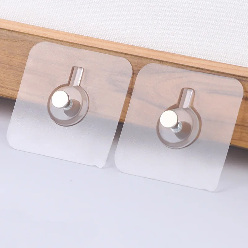 10pcs Strong Adhesive Hooks Picture Frame Poster No Drilling Hooks Waterproof Kitchen Bathroom Accessories Screw