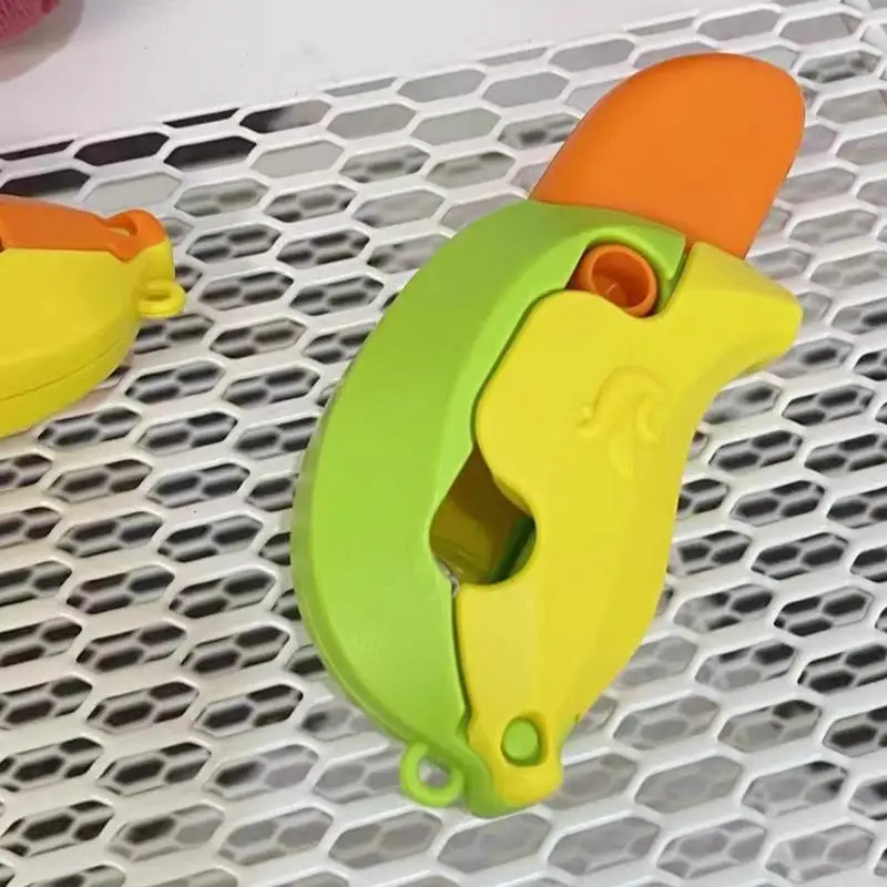 3D Gravity Carrot Knife Banana Carrot Knife Toy Stress Relief Sensory Toy 3D Printing Banana Gravity Fidget Knives Toys For Kids