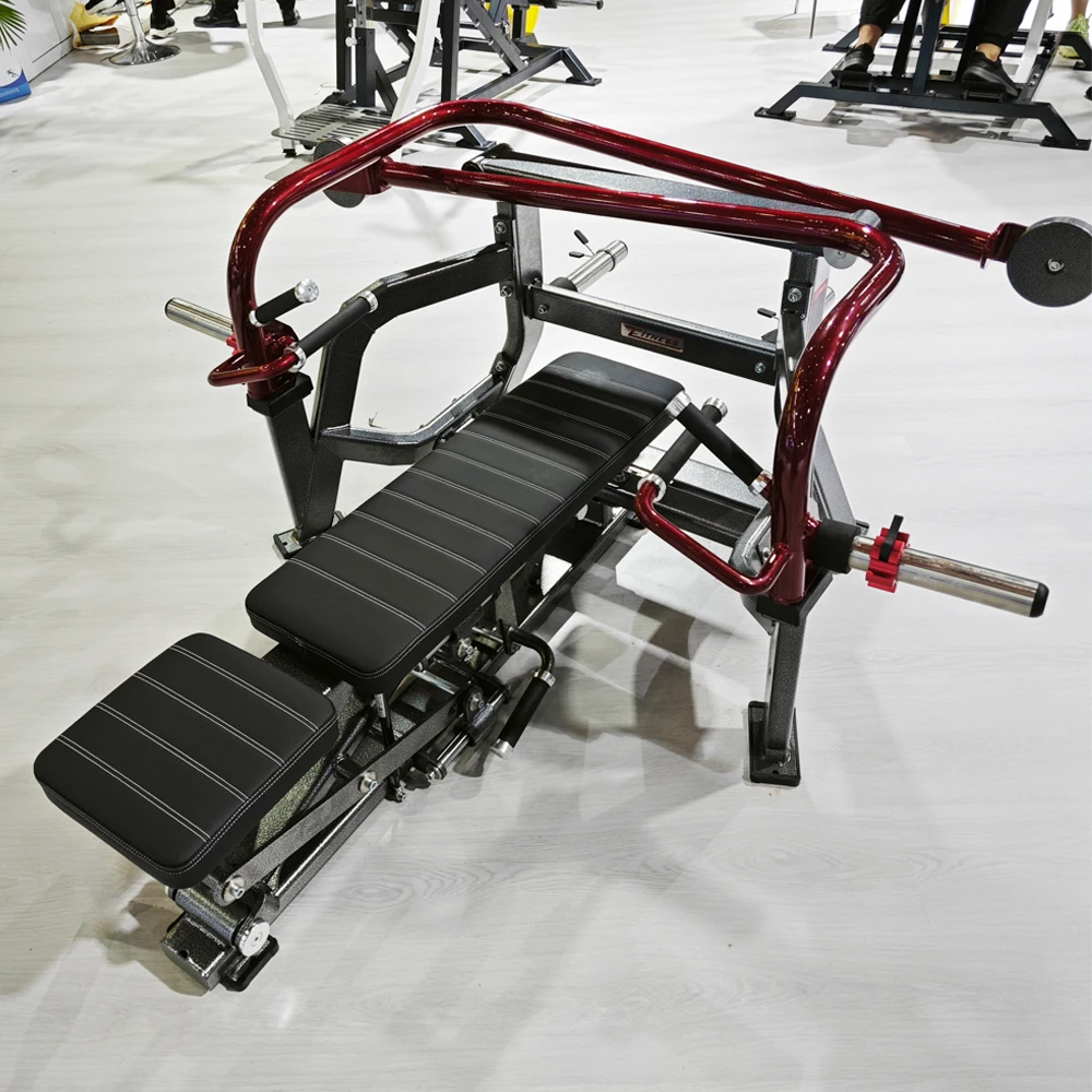 Plate Loaded Gym Commercial Fitness Equipment Crossover Multi Bench Press Machine For Training Pectoralis