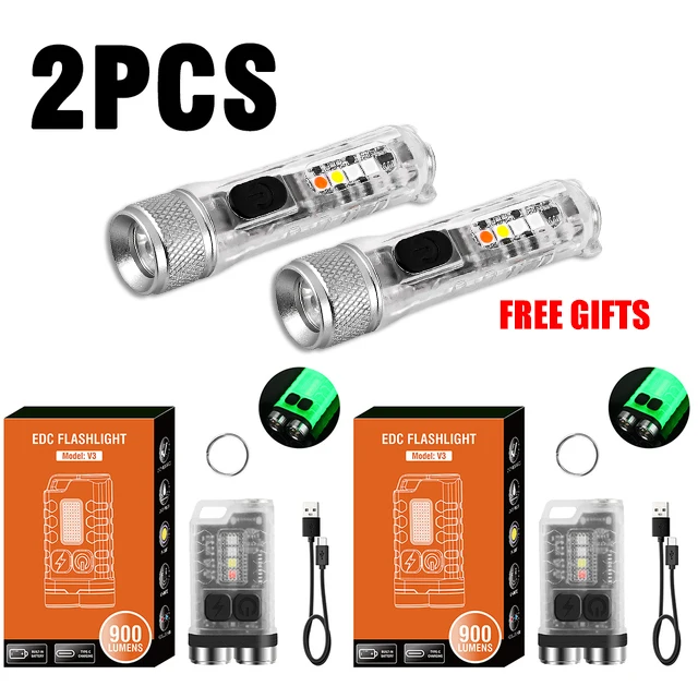 2Pcs Fluorescence