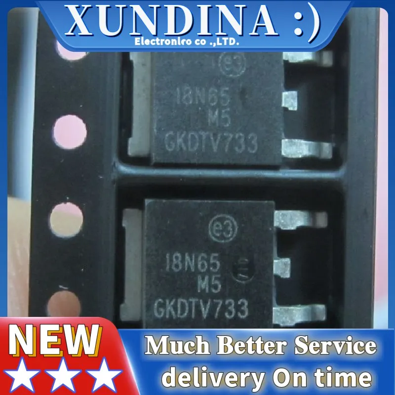 

10 шт./лот STD18N65M5 18N65 TO-252 новая и оригинальная интегральная схема