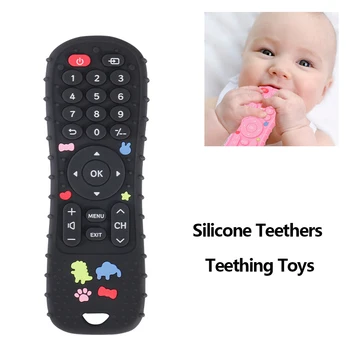 Silicone Baby Remote Teether Toy – 1/4PCS 1