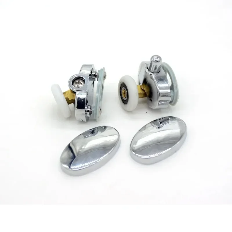 Shower Cabinet Roller Wheel Set of 8 new Oval butterfly single wheel Shower door rollers 23mm/25mm/20mm