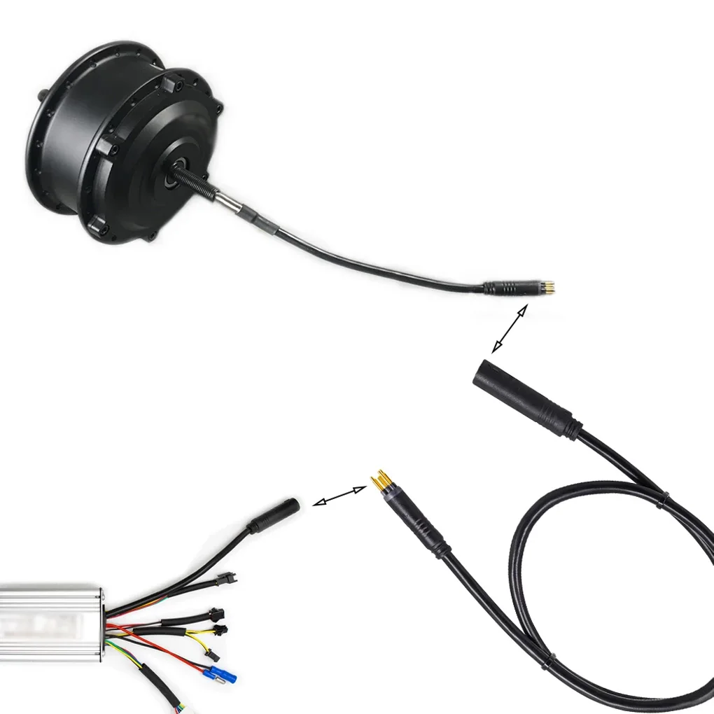 

Universal Bike Motor Cables Replacement Stable Cover Female to Male Wear-resistant Adapter Modification Replacing Parts