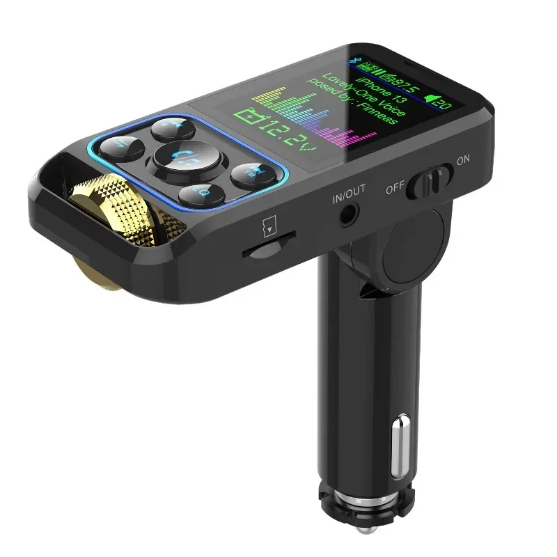 ÷ ÷  5.3 FM ۽ű  ڵ 12V- 24V FM  Mp3 ÷̾ ڵ ŰƮ,  QC3.0 