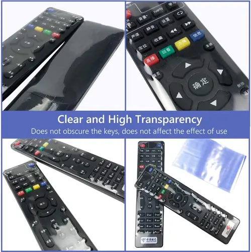 Transparent Shrink Film Bag Anti-dust Protective Case Cover for TV air conditioner remote Control shrink plastic sheets S/L - Image 4