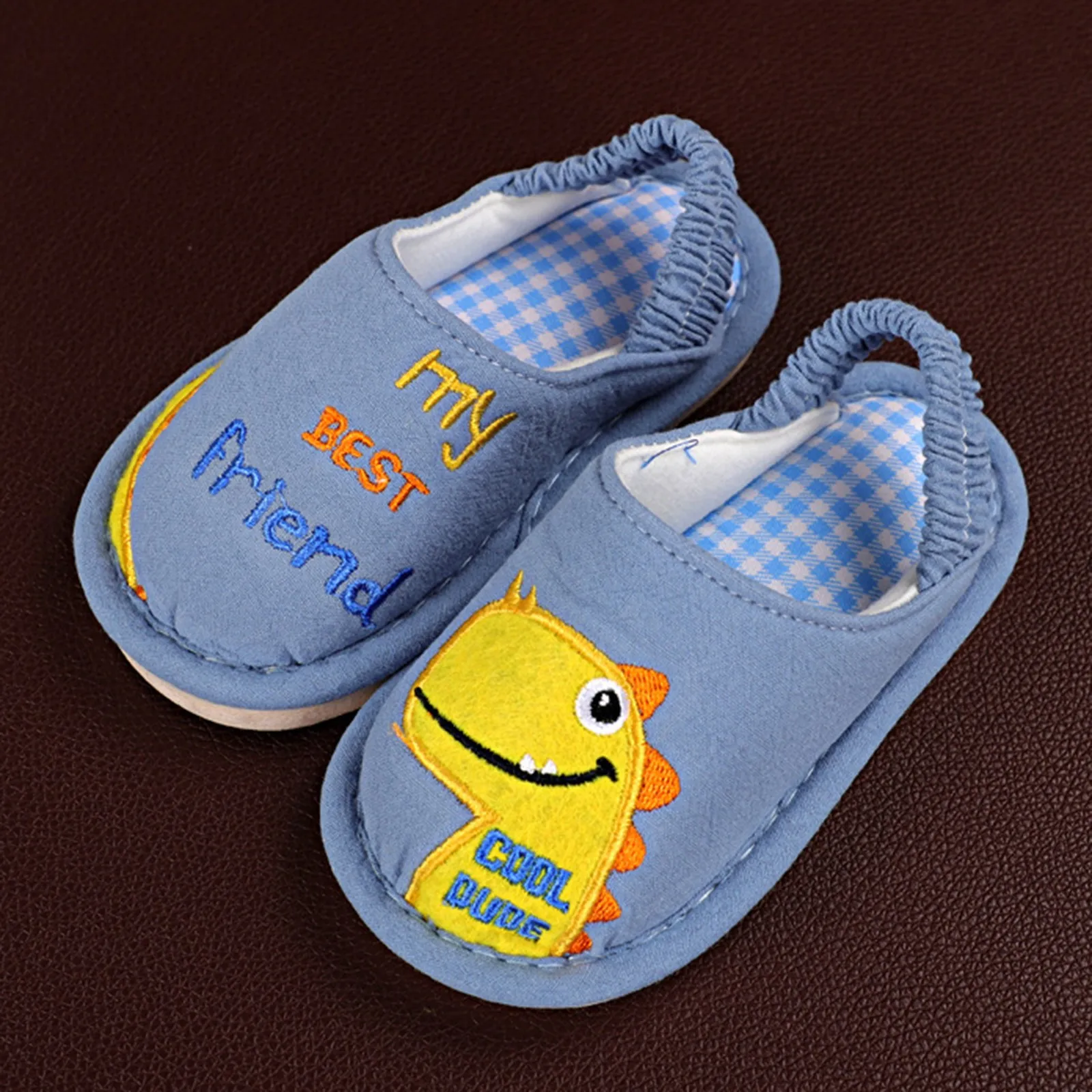

Children Shoes Flat Soft Cotton Sandals Indoor Cartoon Comfortable Soft Linen Slippers Sandals Summer Girl