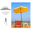 Beach Umbrella Holder Stand Outdoor Beach Umbrella Sunshade Ground For Grass Ground Tricycle Umbrella Auger Stake Anchor 3