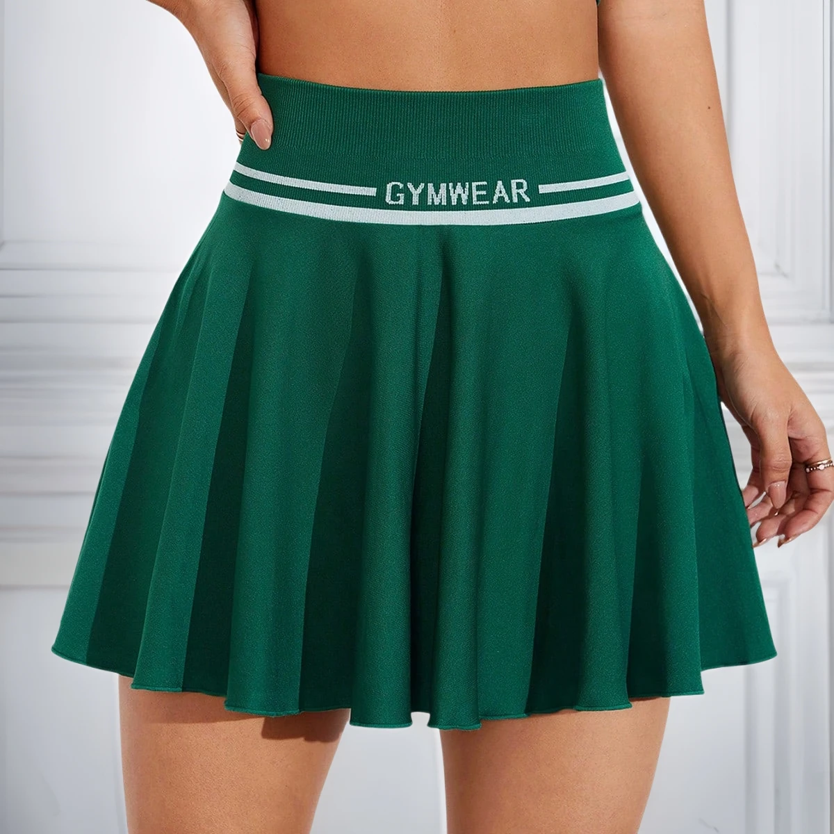 High Waisted Pleated Skirt Women Summer Sports Skirt Pants