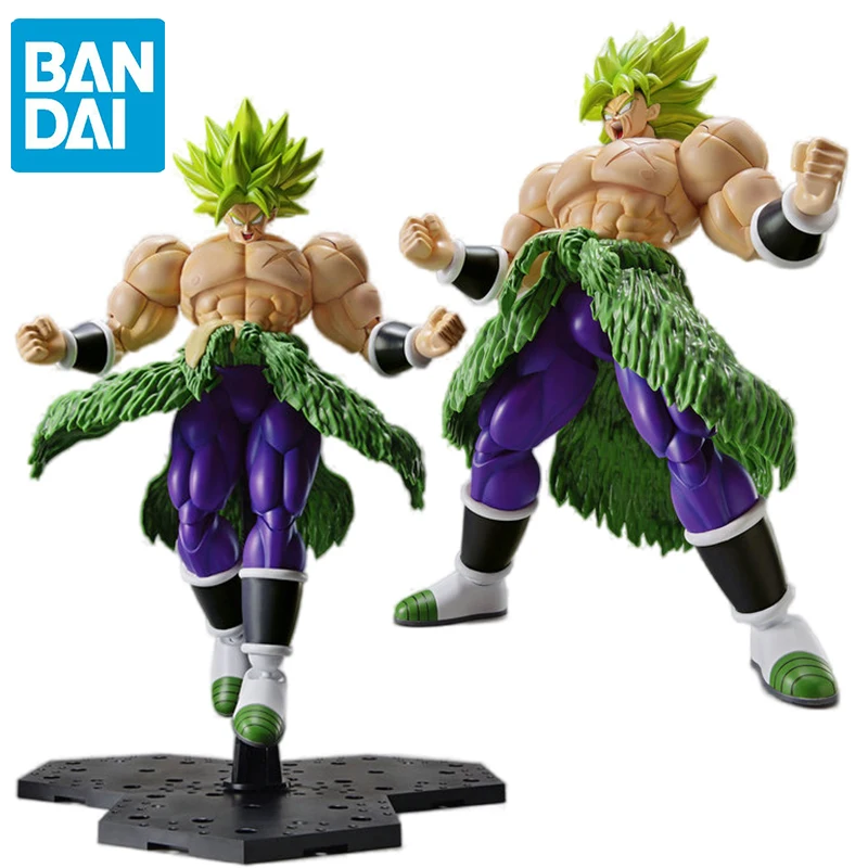 

Original Bandai Dragon Ball Z Figure-rise Frs Super Saiyan Broly Full Power Assembly Action Figurine Anime Model Doll Toy Gift